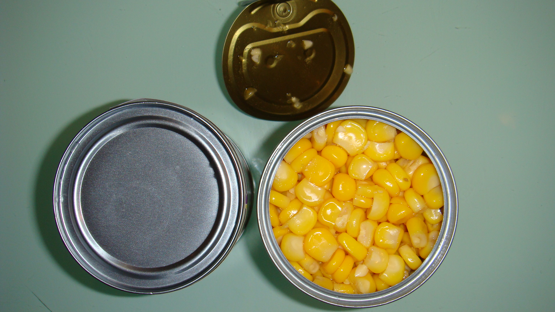 Canned sweet corn kernel